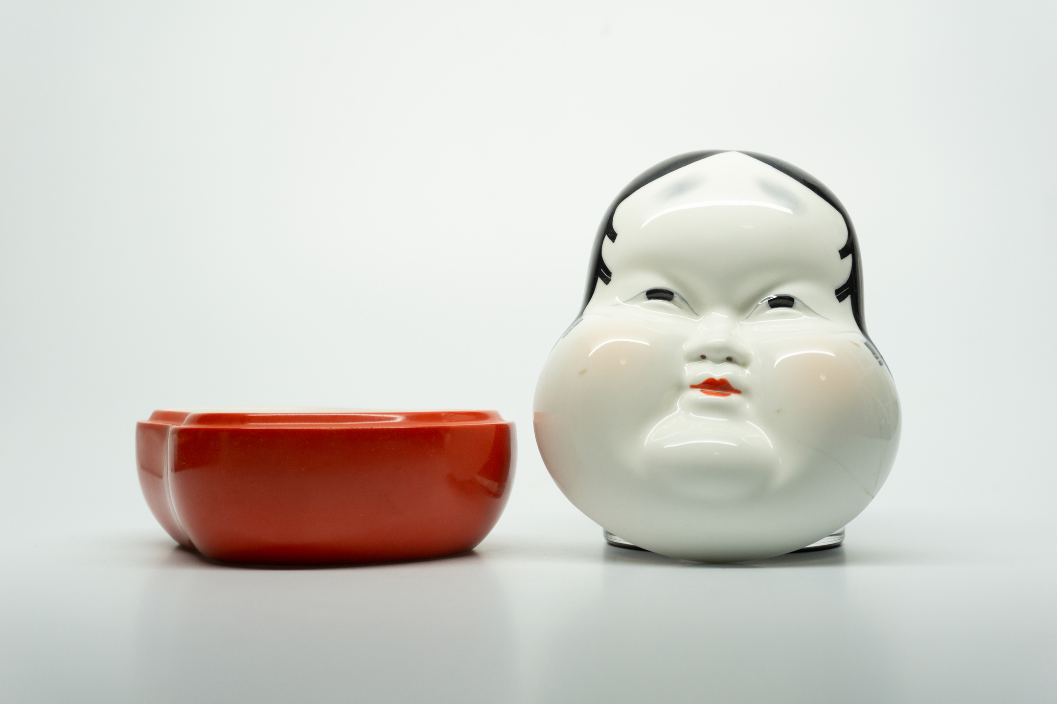 Bone China Powder Jar