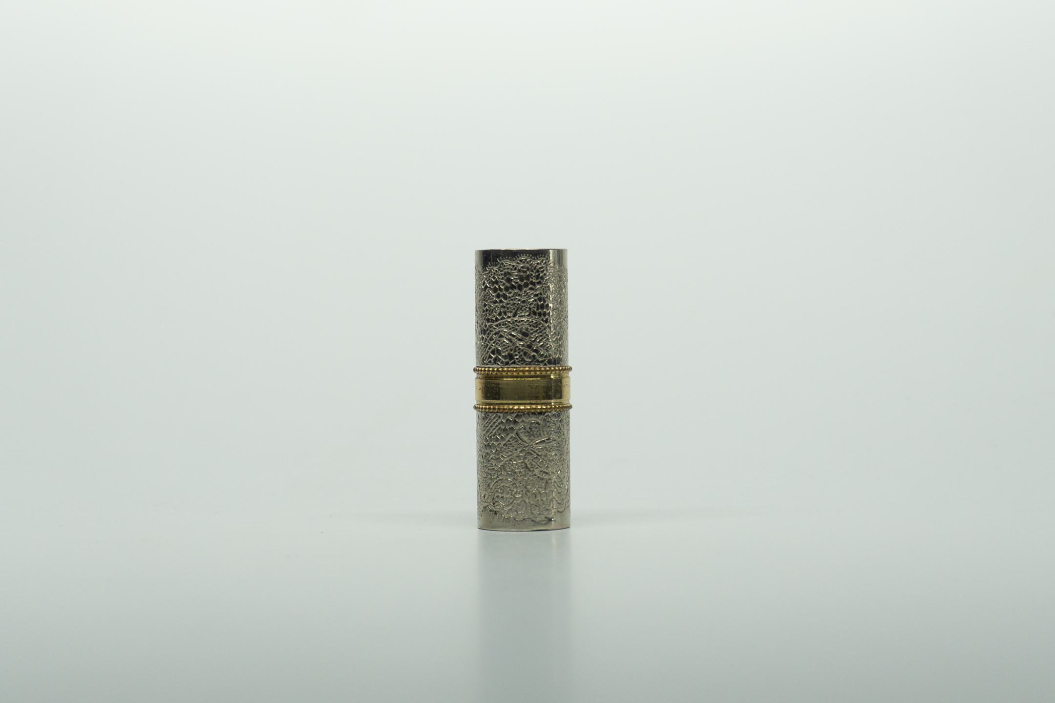 Marcel Rochas Sterling Silver Lipstick Case