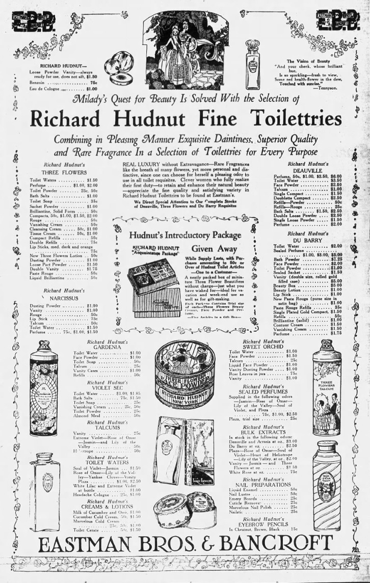Richard Hudnut Three Flowers Face Powder
