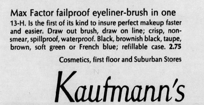 Max Factor Eyeliner Brush