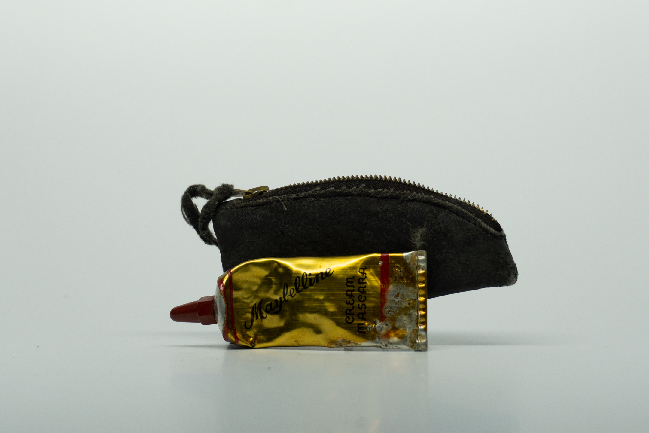 Maybelline Cream Mascara in a Waterproof Zipper Case