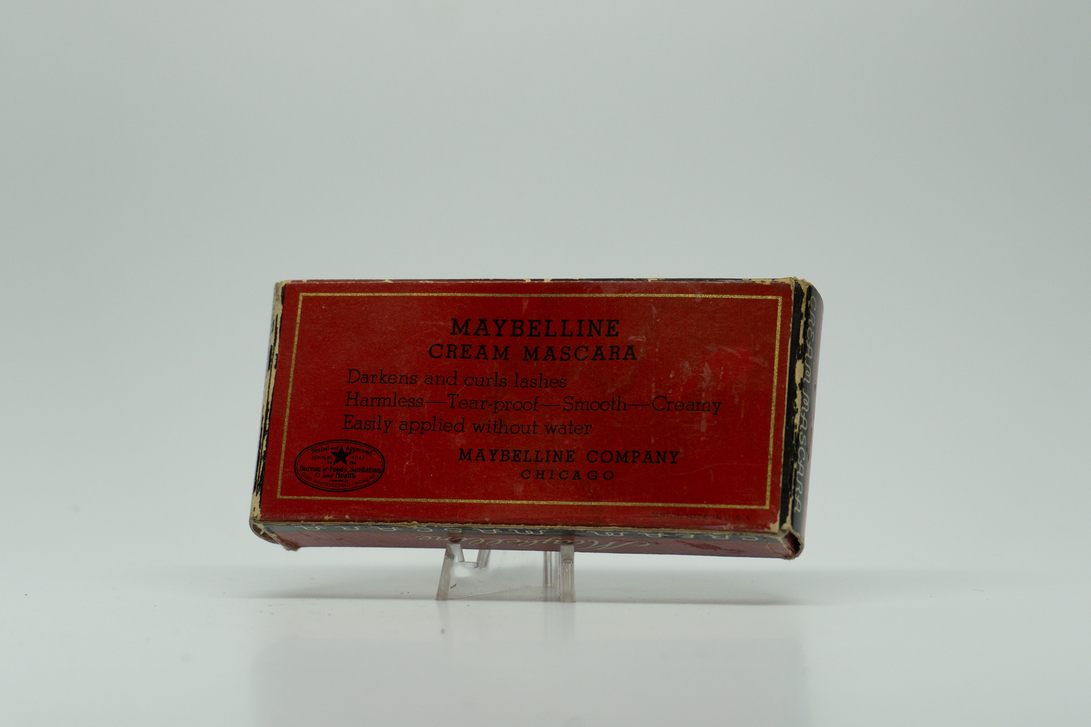 Maybelline Cream Mascara in a Waterproof Zipper Case