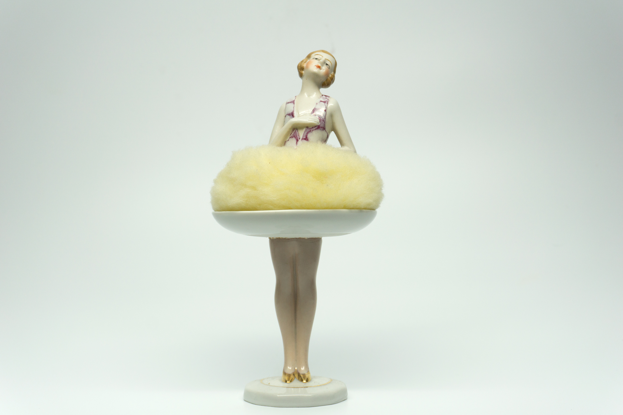 Powder Jar with Puff