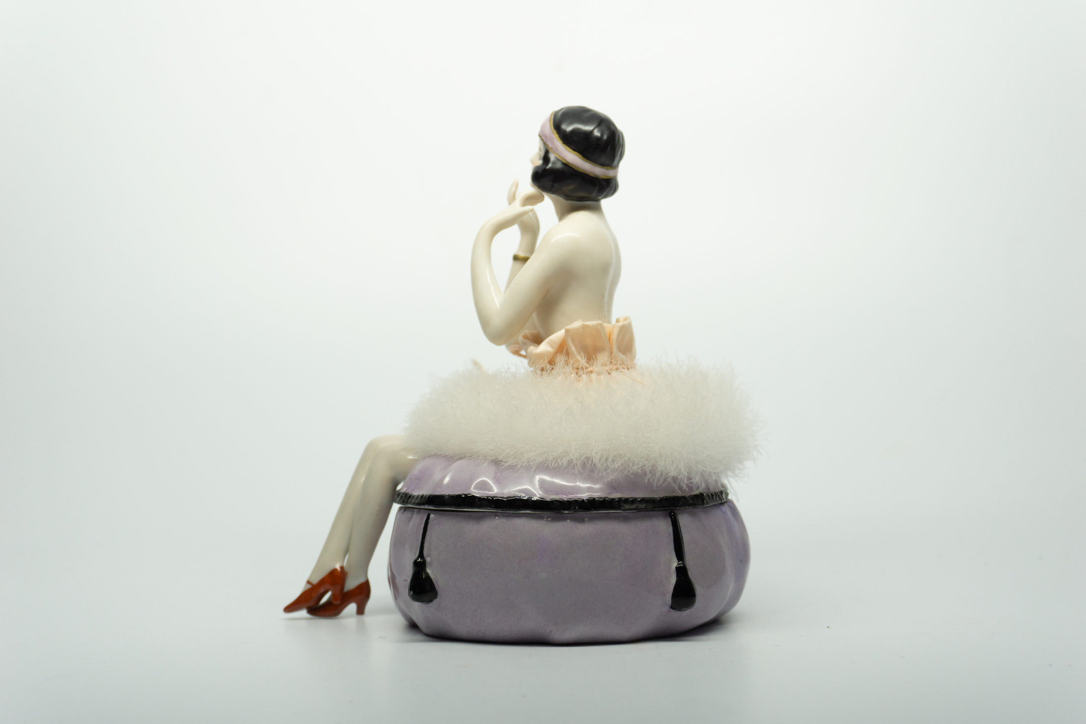 Powder Jar with Puff