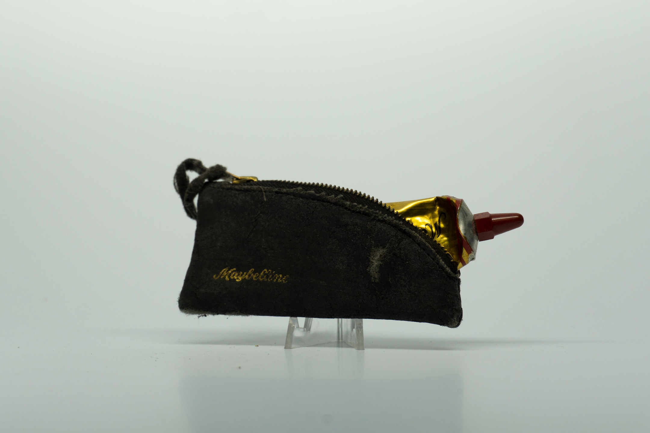 Maybelline Cream Mascara in a Waterproof Zipper Case