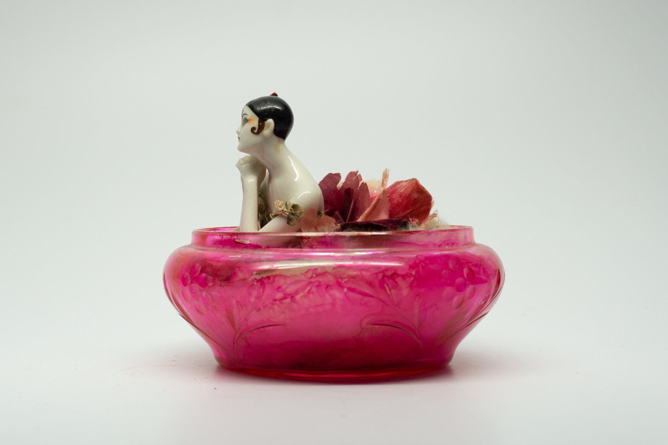 Powder Jar with Puff